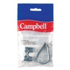 Campbell B7679035 1/4" - 3/8" Zinc Plated Rope Clamp