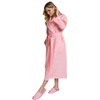 Lotus Linen Women's Lightweight Waffle Weave Robes- Long Soft Cotton
