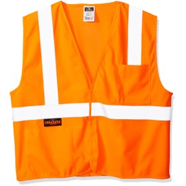 Radians SV2OSM Class 2 Solid Safety Vest, Orange, Medium