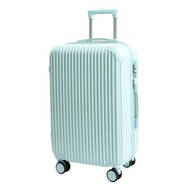 Hardside Luggage Suitcase PC+ABS with TSA Lock 8 X Double 360ºUniversal Spinner Suitcase Carry on Hardshell Lightweight，Green-20inch