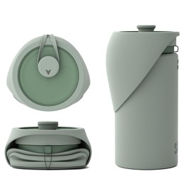 SÄKER Portable Dog Water Bottle, Collapsible Water Bottle for Dogs Perfect for Walking, Hiking and Outdoors | Works as a Portable Water Bowl | Designed in Montreal - 550ml