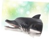 KICHOUSE Grey Boys and Girls Hand Puppet Simulation Dolphin Toy
