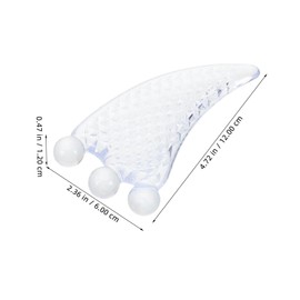 FRCOLOR Face Gua Sha Scraping Tool Portable Facial Massager for Home and Salon Use Smooth Edges Lightweight Design Multi Function Scraping Board for Face Massage