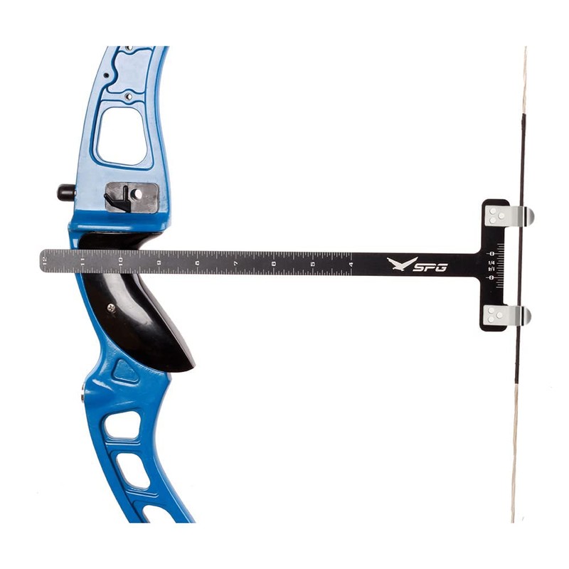 SOPOGER Archery Bow Square T Shape Bow Square Ruler Bowstring