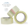 LOGANPACK Heavy Duty Packing Tape 36 Rolls, Total 3960Y, Clear,