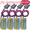 Unbranded 4x 1700mAh ER17330V 3.6V Mitsubishi A6BAT MR-BAT PLC Battery