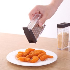 Set of 6 Spice Jars, Spice Jars, Spice Box, Plastic Camping Spice Box for Kitchen, Camping, Holiday, Reastaurant Mensa