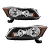 MARSFLUX Headlight Assembly for 2008-2012 Honda Accord Sedan (4-Door Only),