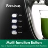 Slow Masticating Juicer,Brecious Cold Press Juicers with 2 Speed Modes