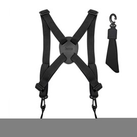 Nikon Travelite 8x25 Porro Prism Binoculars Bundle with Binocular Harness and Cleaning System (3 Items)