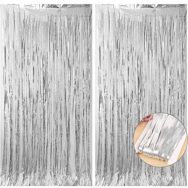 Sunshine Smile, metallic tassel foil curtain, foil fringe door curtains,