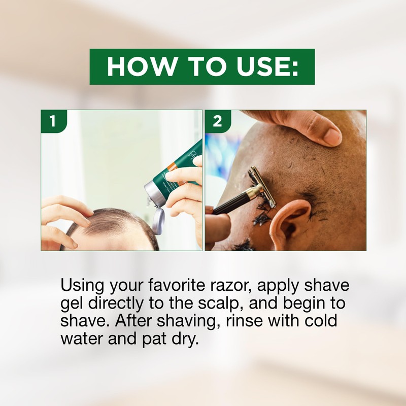 Clubman Pinaud Head Shave Gel for Men – Clear Moisturizing