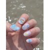 [Summer Scent Solsol] Goldfish Tank Handmade Nail Tips Summer Nail