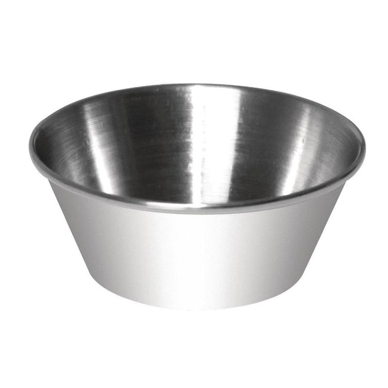 Olympia Stainless Steel 40Ml Sauce Cups 45Ml Bowls Restaurant Innovative
