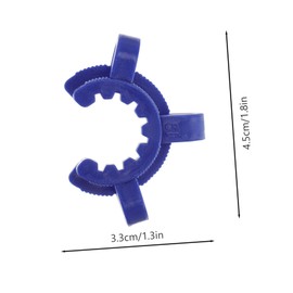 Ciieeo 10 Pcs Laboratory Plastic Clip Keck Clamps for Secure Glass Ground Joints for Chemical Experiments and Organic Random Color