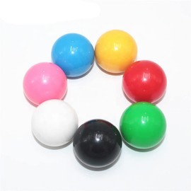 GSHLLO 2 Pcs 35mm Round Joystick Heads Arcade Game Stick Ball Top Joystick Ball Top Rocker Balltop Handle Arcade DIY Parts Replacement Red [Video Game]