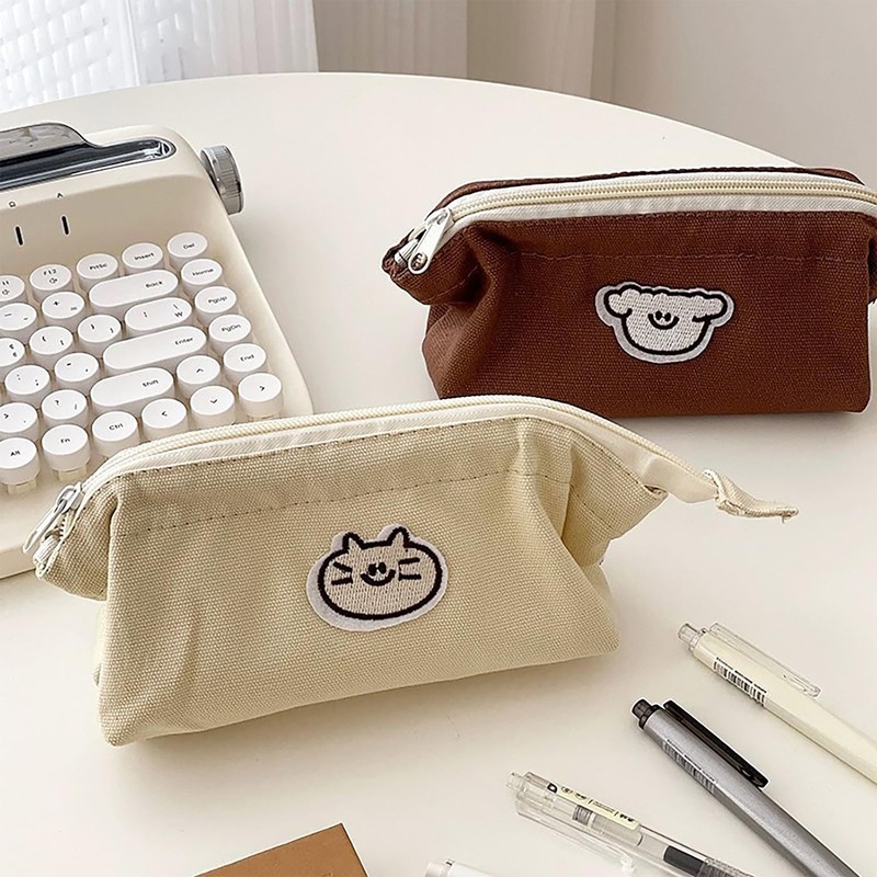 FineGood Pencil Case, Cat, Cute, Stylish, Pen Case, Cat, Simple,
