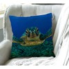 Swono Sea Turtle Cotton Linen Throw Pillow Case Cushion Cover