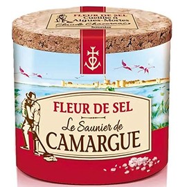 Le Saunier De Camargue Fleur De Sel Sea Salt, 4.4 Ounce Canisters (5 PACK)
