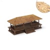 Perfeclan 1/72 House Model Kits, DIY Wooden House, Assemble Unpainted