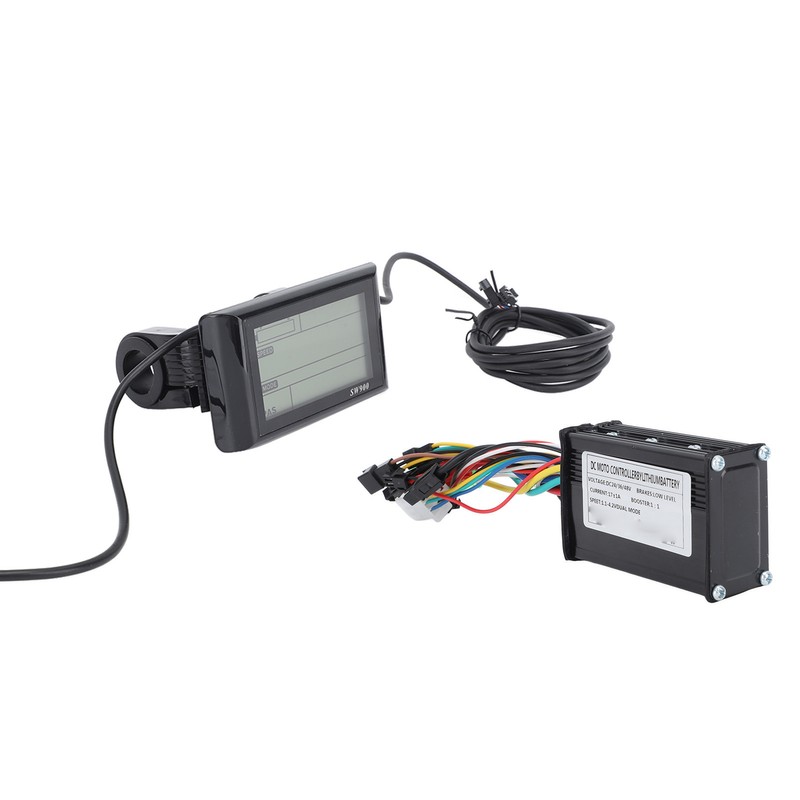 Electric Bike Conversion Kit 3 Mode 17A Controller SW900 Display