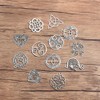 SUNNYCLUE 20Pcs Celtic Knot Charms Pagan Charms Pendants Antique Silver