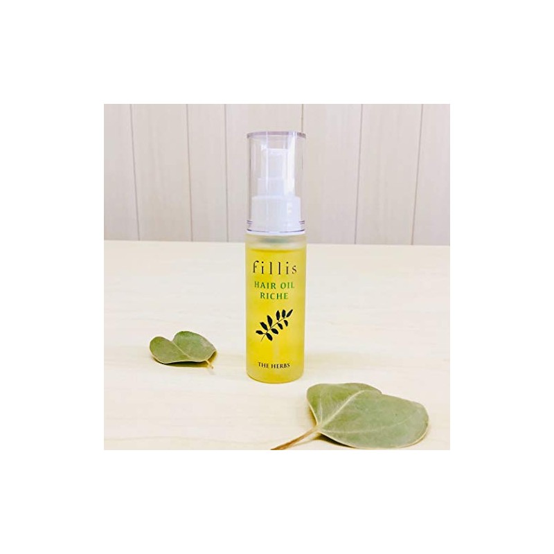 A single drop of natural hair oil with rich herbal