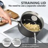 MICHELANGELO Hard Anodized Saucepan Set with Lids, Nonstick Saucepan with