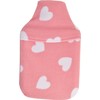 Vagabond Bags 2 Litre Pink Heart Hot Water Bottle and