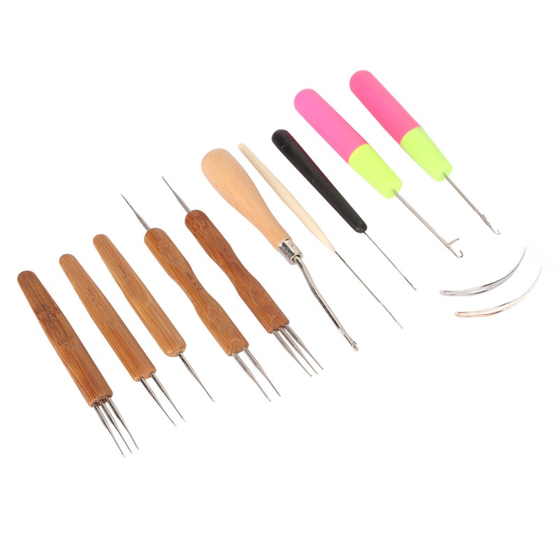 12pcs Dreadlocks Tool Set Dreadlocks Crochet Hook Hair Locking Tool