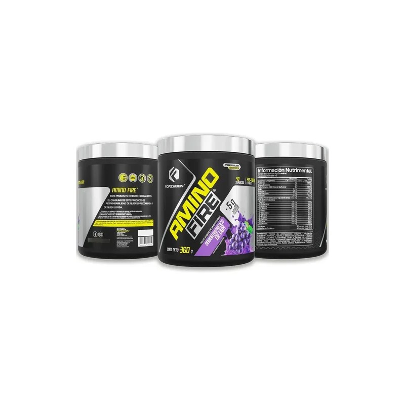 Forzagen Eaa Amino Fire 360g Con L-glutamina Energía