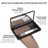 Boobeen Multi-purpose Hairline Shadow Powder Set, Root Touch Up Powder,