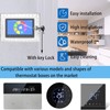 Thermostat Lock Box Transparent Acrylic Universal Clear Cover with 2
