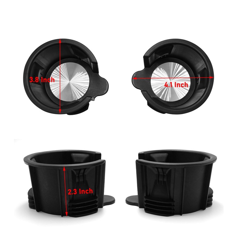 TTCR-II Comaptible with Ranger Rover Cup Holder Replacement 2 Pcs,