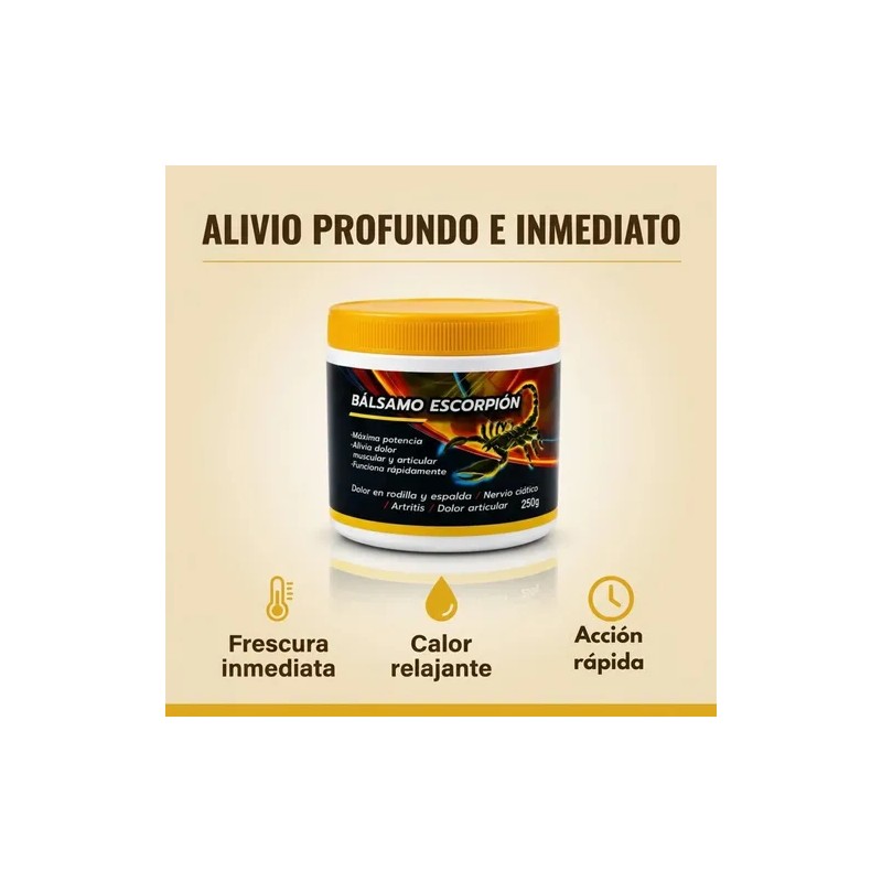 Bálsamo Escorpión Pomada Muscular 250g 3 Pack + Regalo