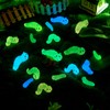 Boutigem 36Pcs Glow in The Dark Worm Figurines Luminous Worm