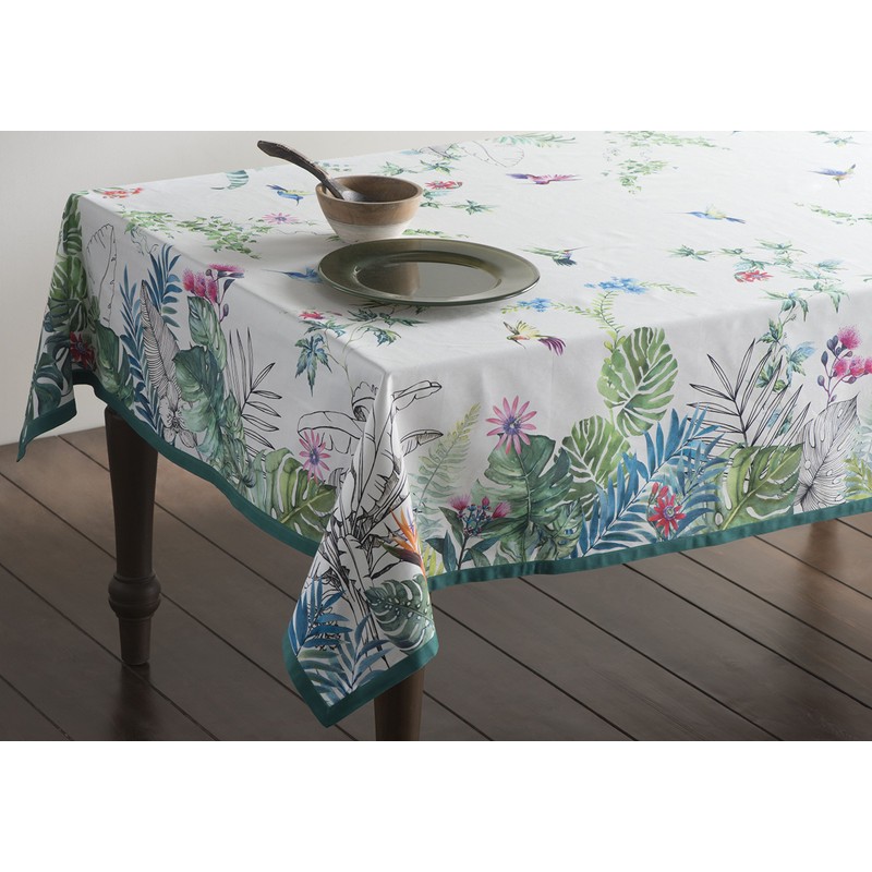 Maison d' Hermine Tropiques 100% Cotton Tablecloth 54 inch by
