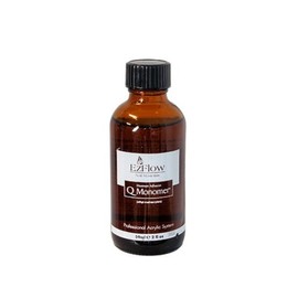 Easy Flow Acrylic Liquid Q Monomer Acrylic Oval Brush Acrylic Powder Nail National Examination Material, 1 Piece, Q Monomer (2fl.oz) / 이지플로우 아크릴릭 리퀴드 Q모노머 아크릴 오벌브러쉬 아크릴파우더 네일국가고시재료, 1개, Q모너머 (2fl.oz)