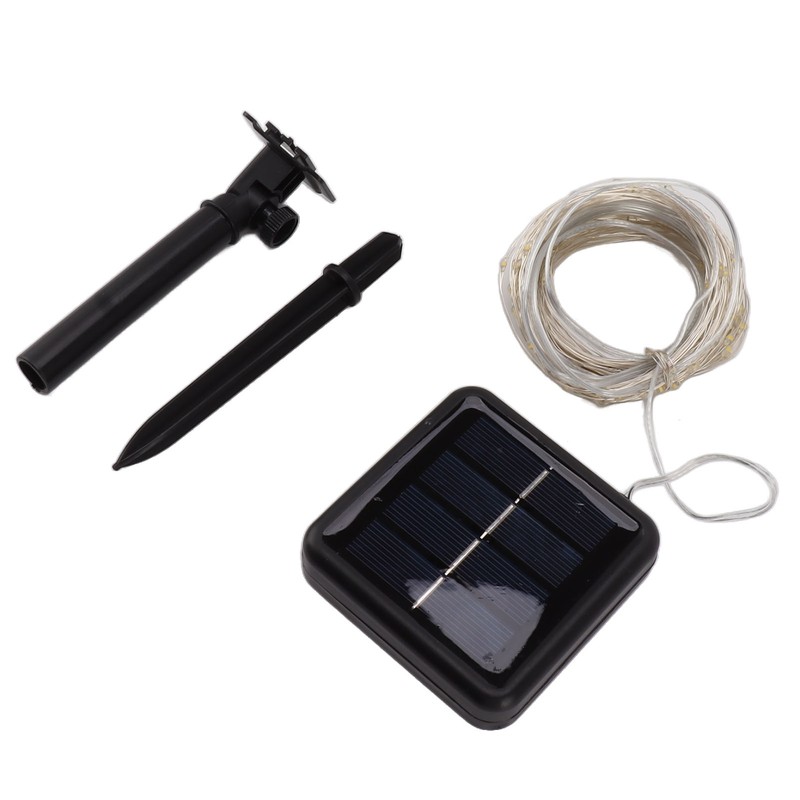 Solar Rope Light 100 LED Waterproof Weather Resistant Decorative Solar