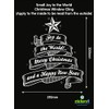 Joy to The World Christmas Window Cling Sticker by Stickers4