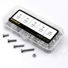 M4 304 Stainless Steel Hexagonal Screws Bolts and Nuts Set,