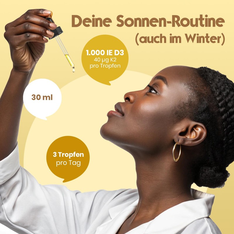 Vitamin D3 K2 Drops High Dose - 30 ml -