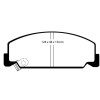 EBC DP3911C fits Honda 93-95 Civic Coupe 1.5 DX Redstuff