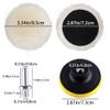 Geliking 7 Pcs Wool Polishing Buffing Pad, 3 Inch Polishing