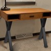 ALLCOS 28 Inch X-Shape Table Legs - Metal Coffee Table