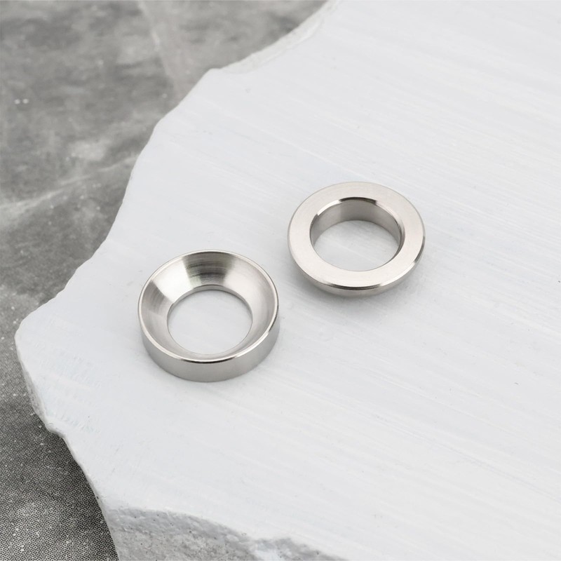 ECSiNG 8 Pieces M6 Titanium Concave Washer Convex Washer 12