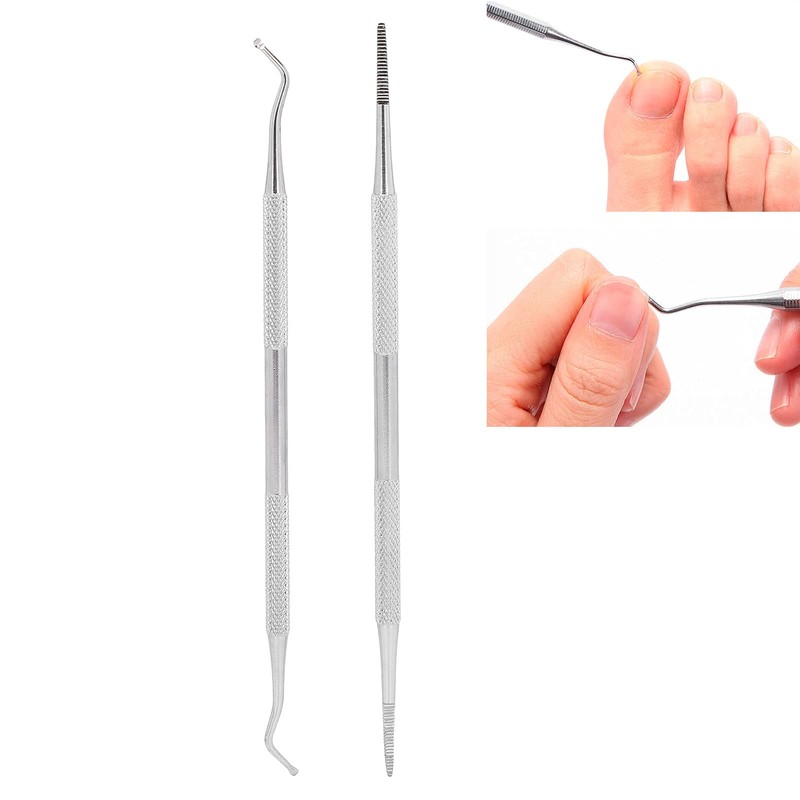 2 Piezas de Herramientas de Limpieza de Uñas de los