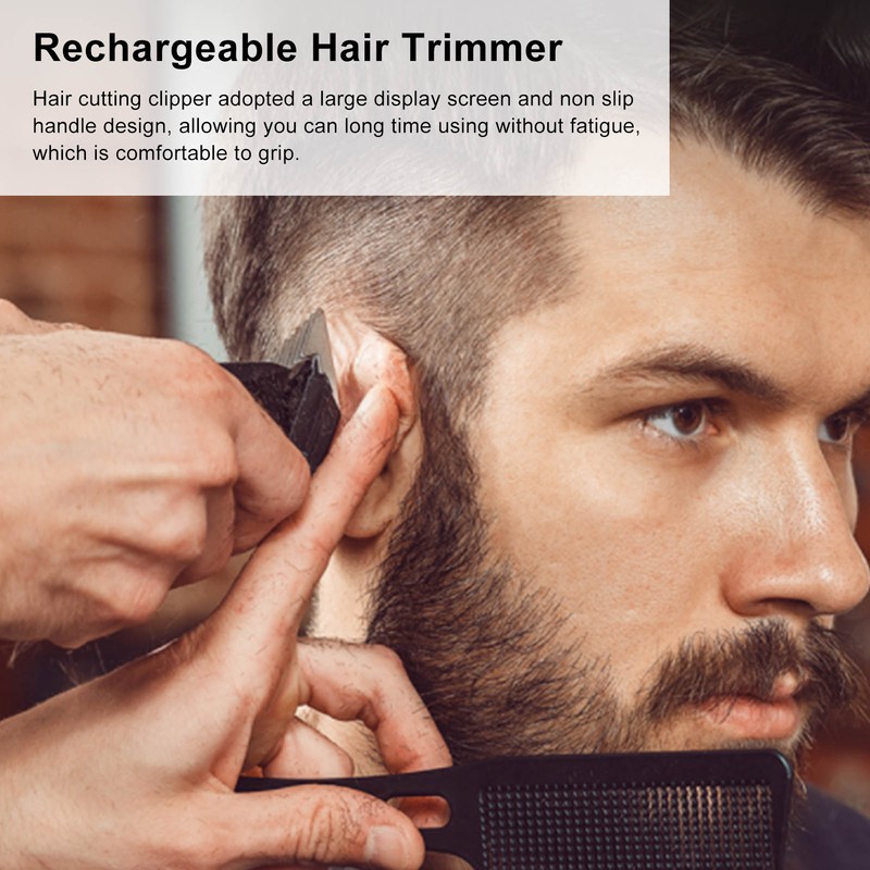 Electric Hair Trimmer IPX7 Waterproof Beard Nose Hair Shaving 5