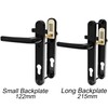 UPVC Door Handle Avocet Pioneer Sprung 92mm PZ Double Glazing