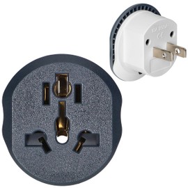 Reiseadapter USA - Steckdosenadapter Amerika, 110-230V/10A, Typ A/B - Reisestecker Kanada, China und weltweit, Reisestecker, Thailand, Mexiko, Stecker
